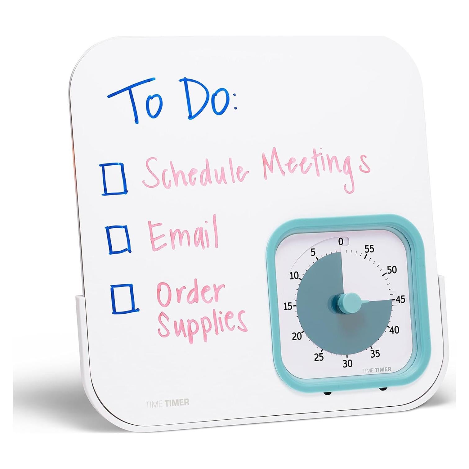 Temporizador Visual Time Timer 60 Minutos + Pizarra Magnética Azul