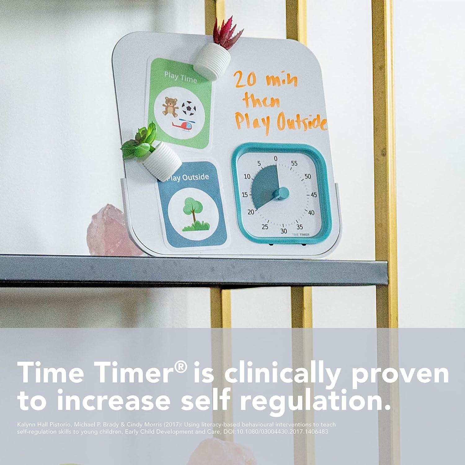 Temporizador Visual Time Timer 60 Minutos + Pizarra Magnética Azul