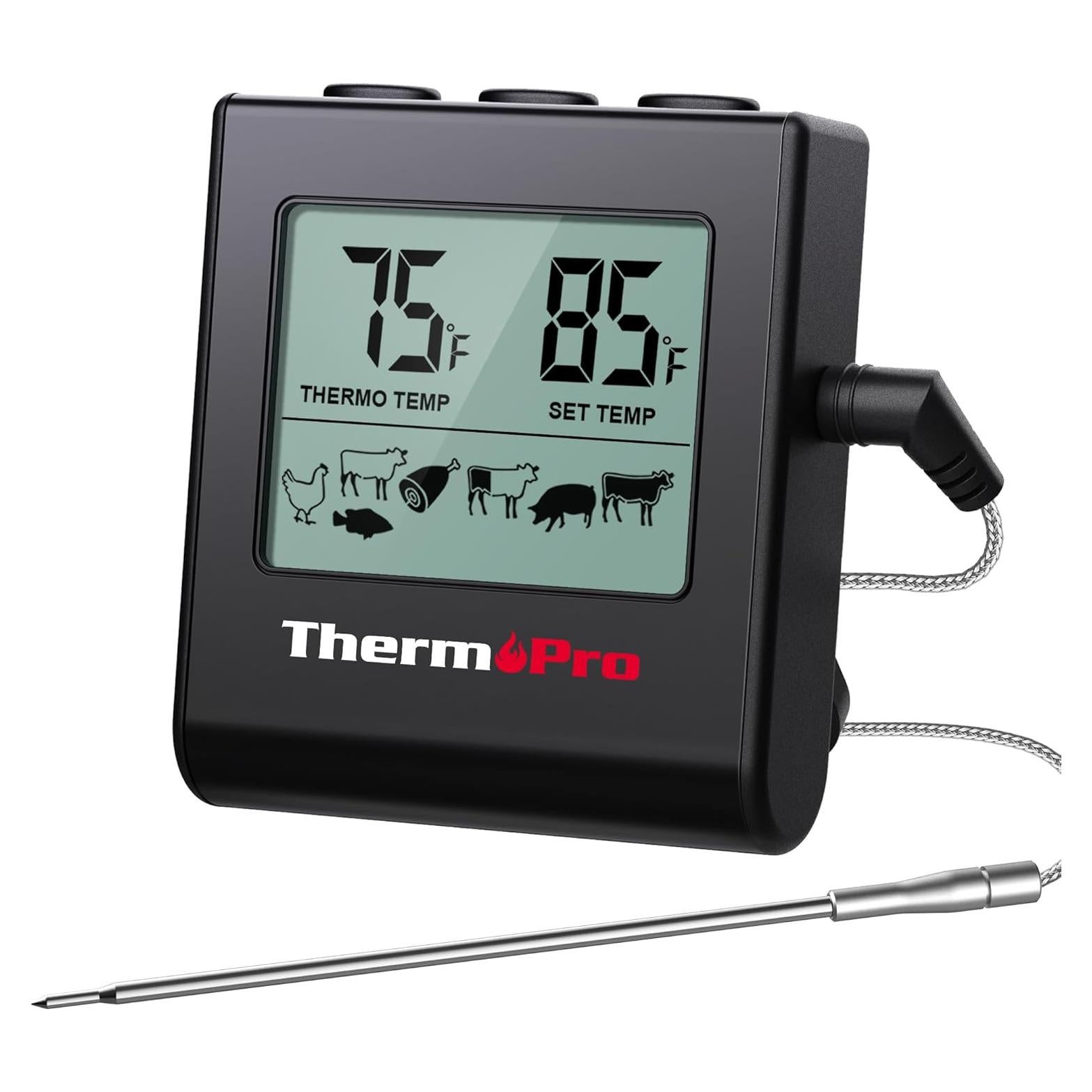 Termómetro Digital de Carne ThermoPro TP16H con Temporizador