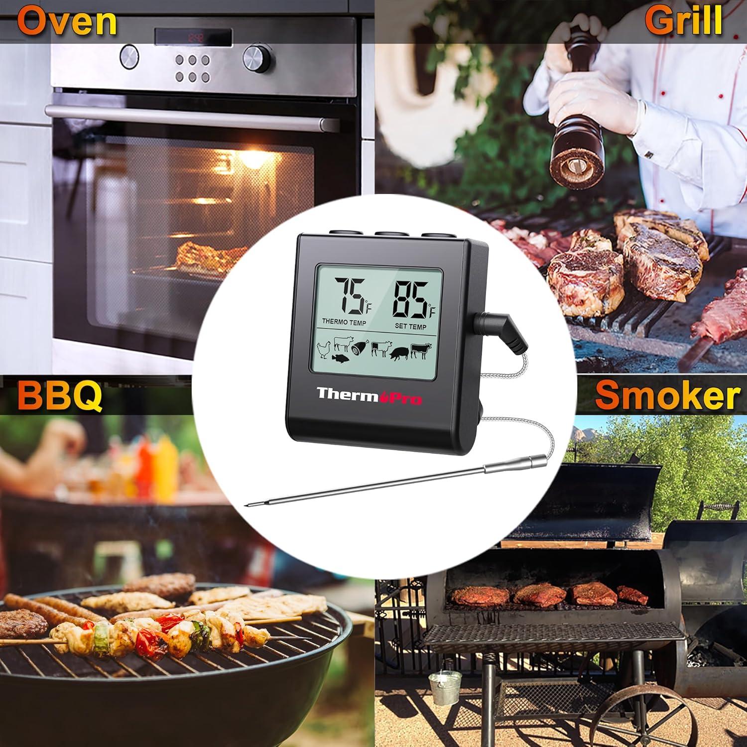 Termómetro Digital de Carne ThermoPro TP16H con Temporizador