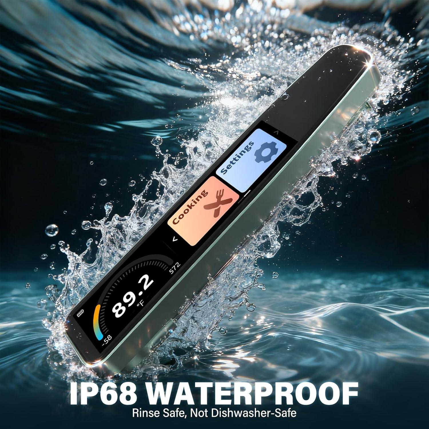 Termómetro Digital de Carne Inteligente Temp-OS 3.8" HD