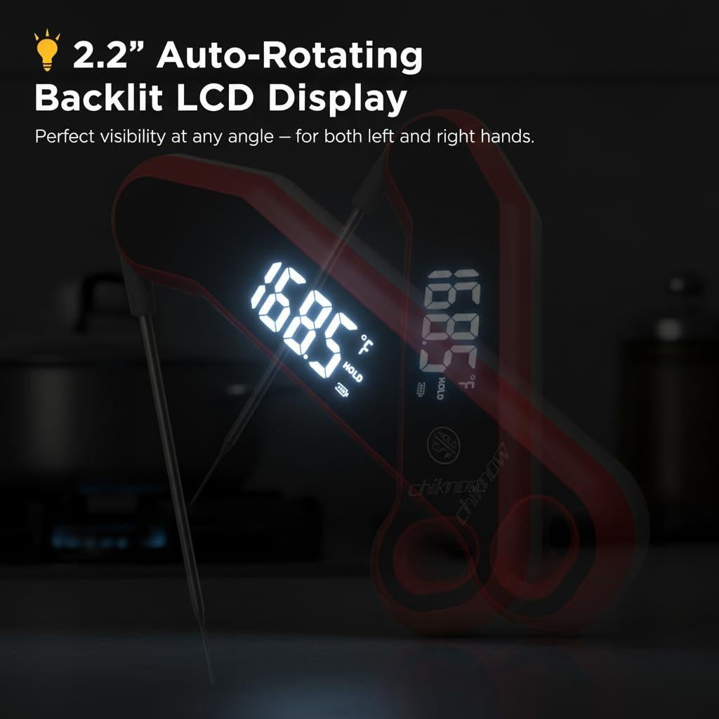 Termómetro Digital de Carne ThermoX, Precisión ±0.3°C, IP67