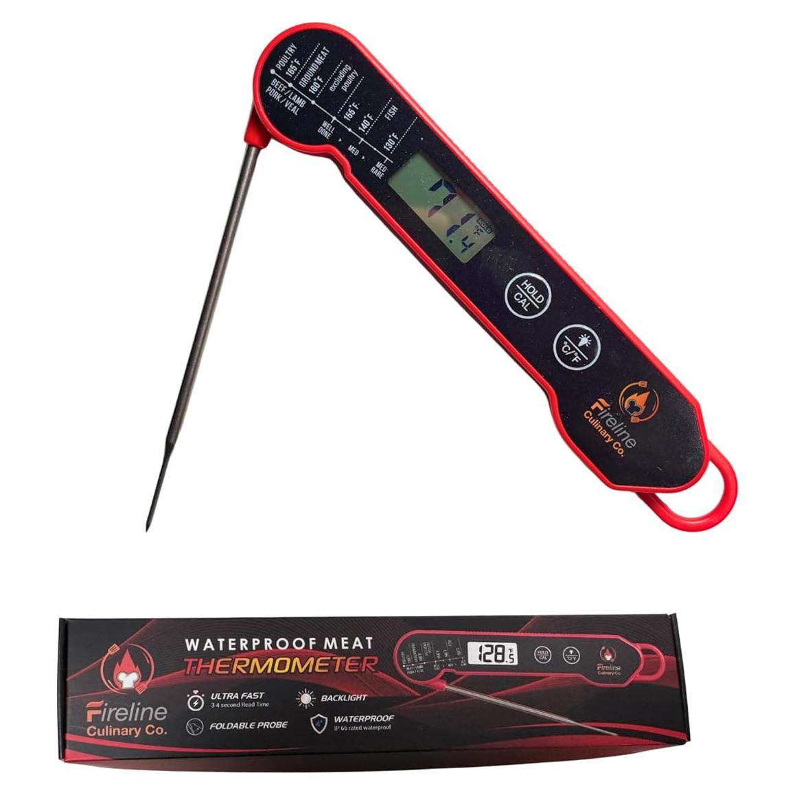 Termómetro Digital Fireline IP66 - Ultra Rápido y Plegable