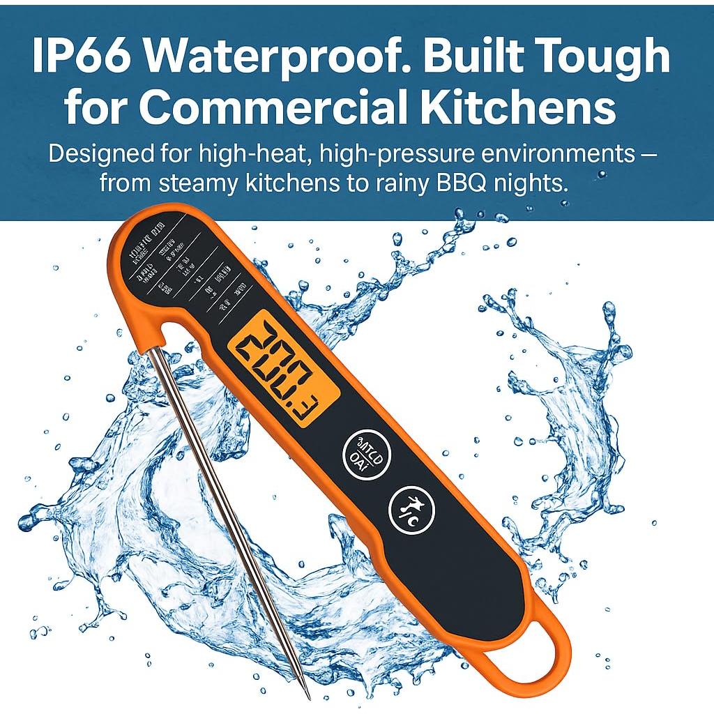 Termómetro Digital Fireline IP66 - Ultra Rápido y Plegable