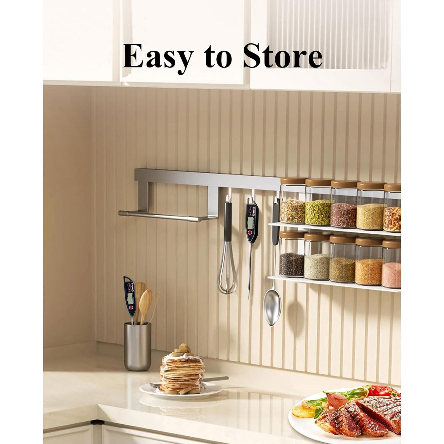 Termómetro Digital de Carne Wisebee - Precisión Rápida IPX7