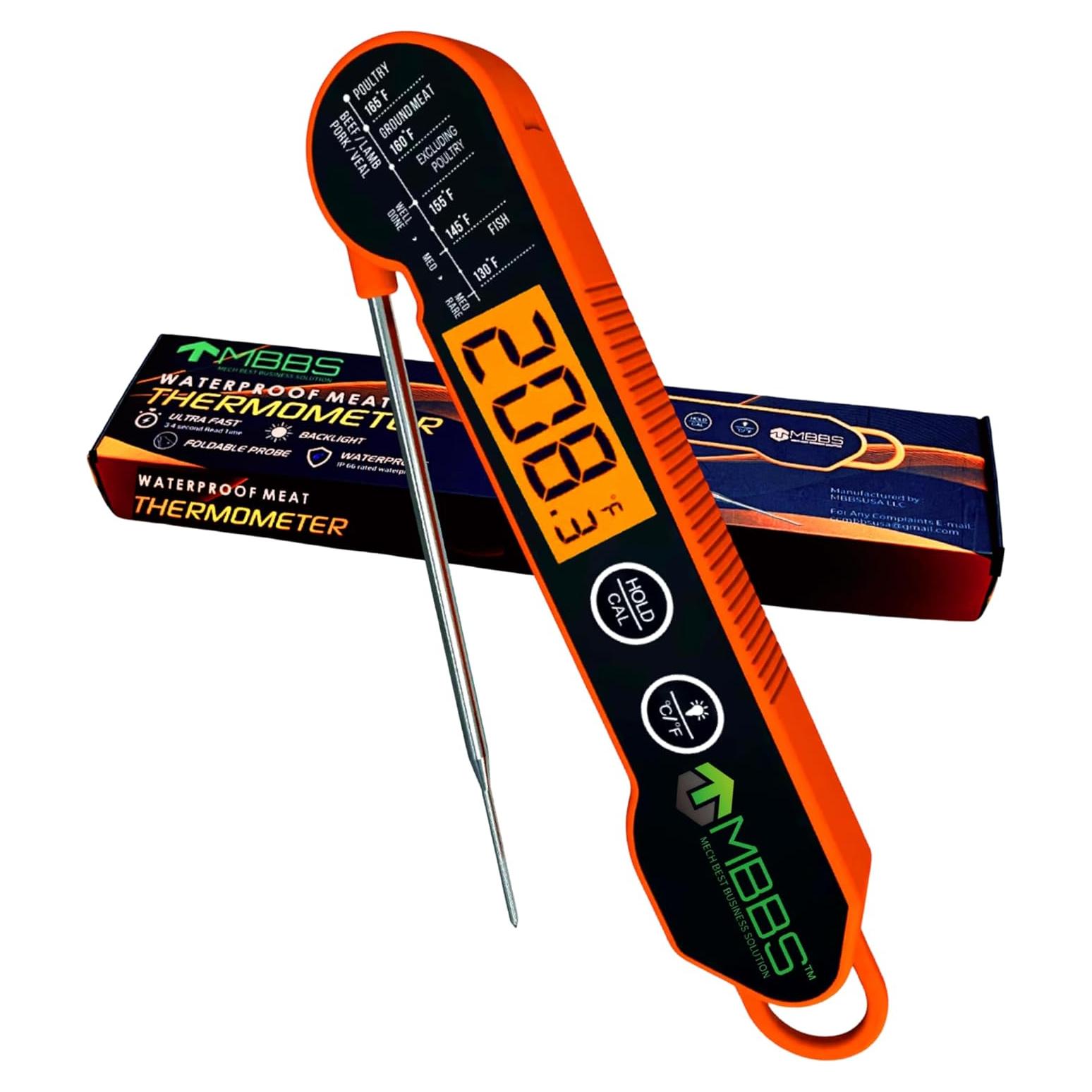 Termómetro Digital de Carne MBSS IP66 Ultra Rápido 3s