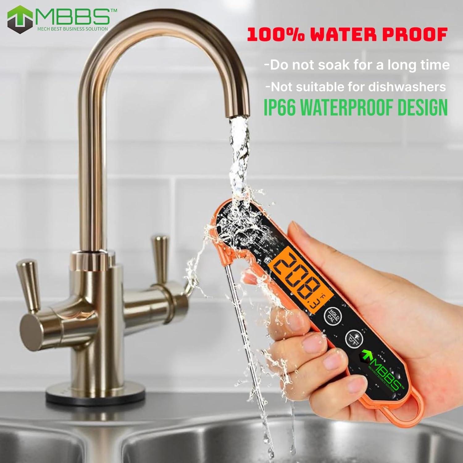 Termómetro Digital de Carne MBSS IP66 Ultra Rápido 3s