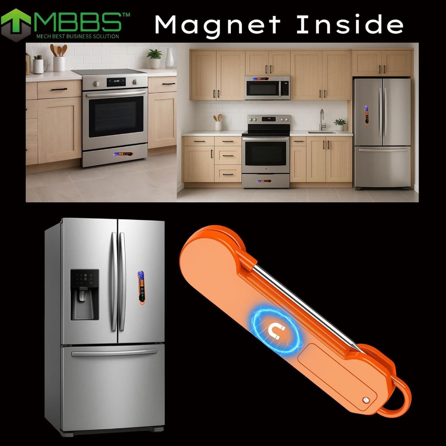 Termómetro Digital de Carne MBSS IP66 Ultra Rápido 3s