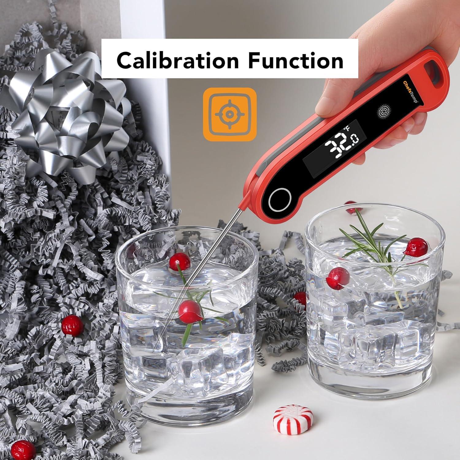 Termómetro Digital Instantáneo ChefsTemp X10 Lite para Carne Rojo