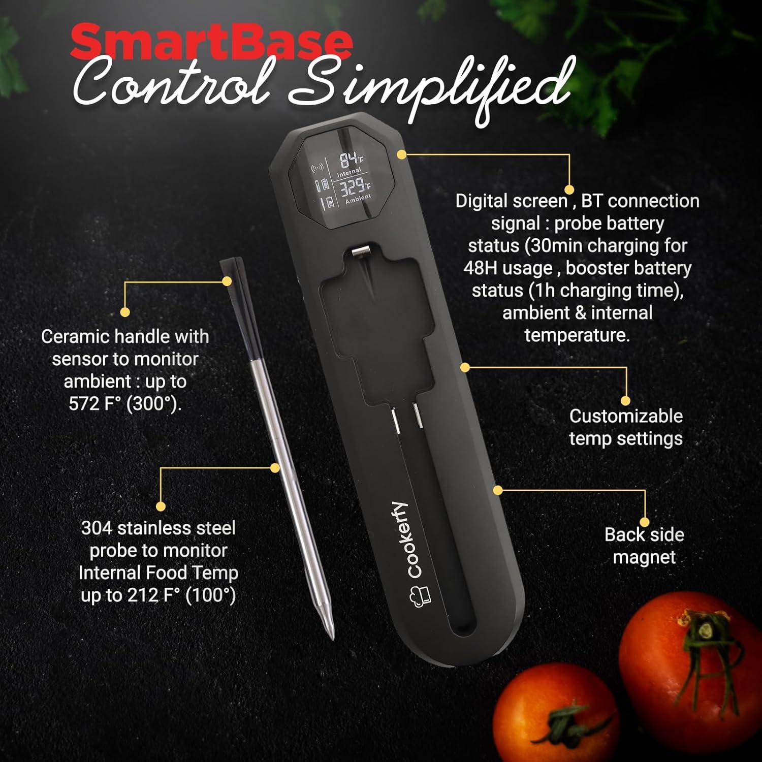 Termómetro de Carne Digital Inalámbrico Cookerfy CT-001 IP67