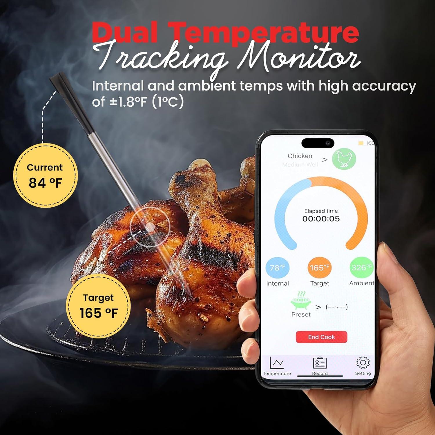 Termómetro de Carne Digital Inalámbrico Cookerfy CT-001 IP67