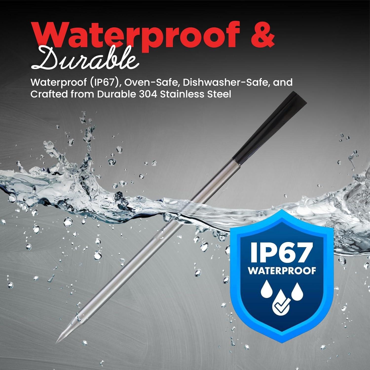 Termómetro de Carne Digital Inalámbrico Cookerfy CT-001 IP67