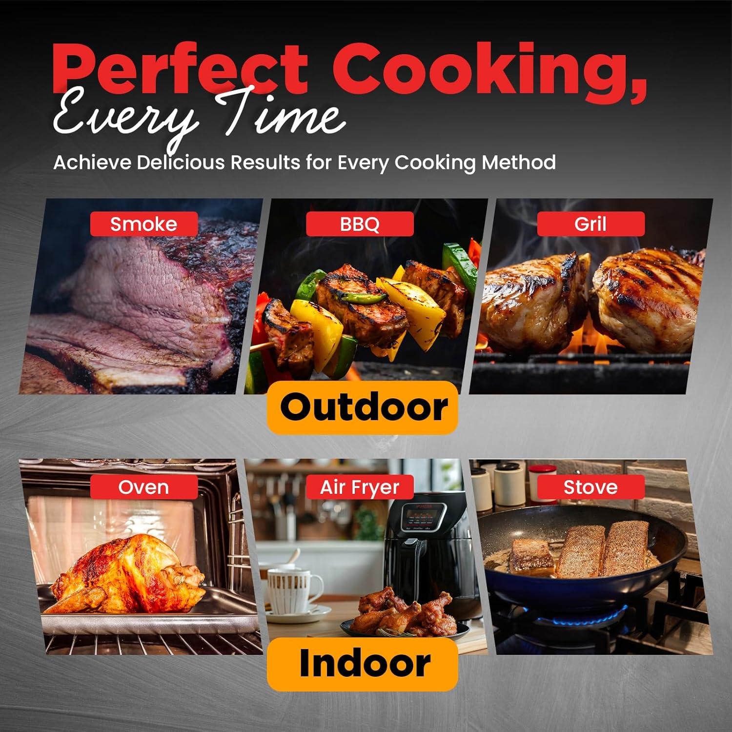 Termómetro de Carne Digital Inalámbrico Cookerfy CT-001 IP67