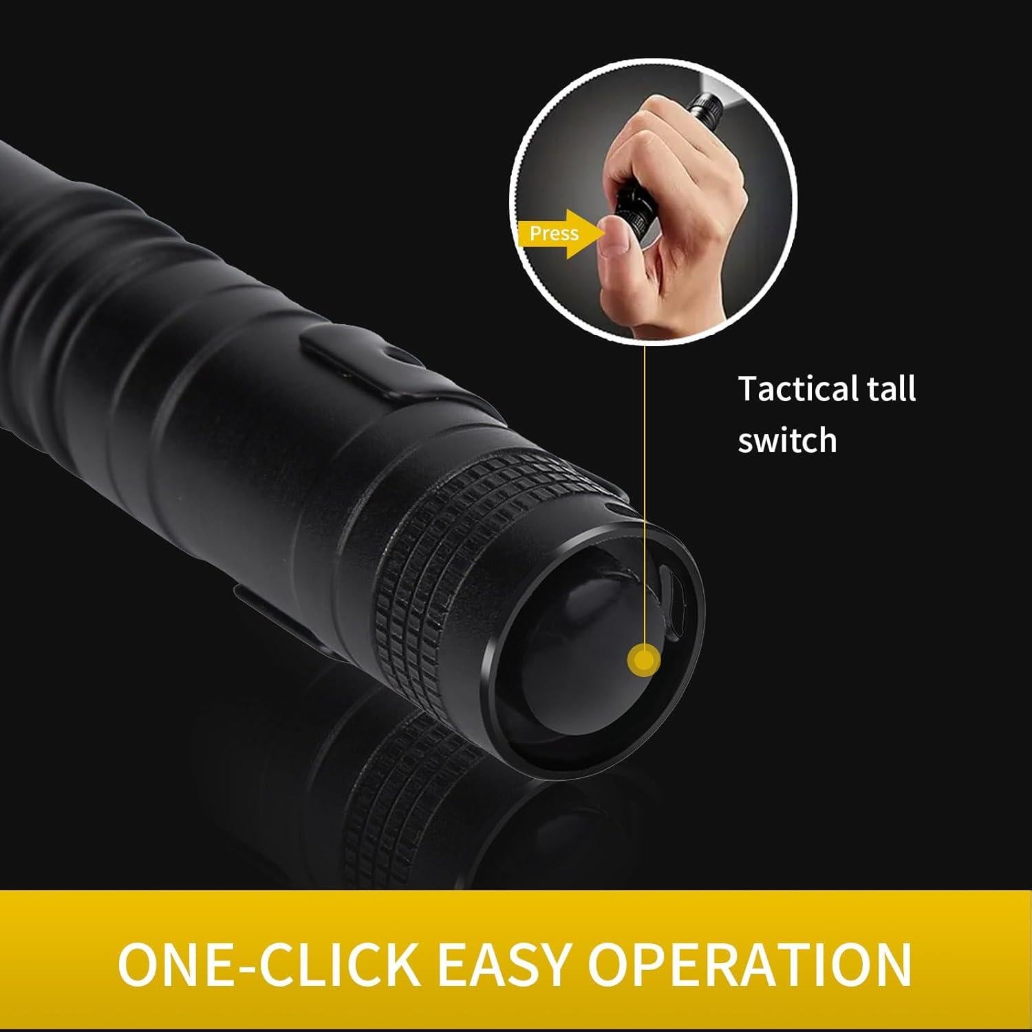 Linterna de Pluma Tbest 478 Lúmenes Mini LED 2pcs