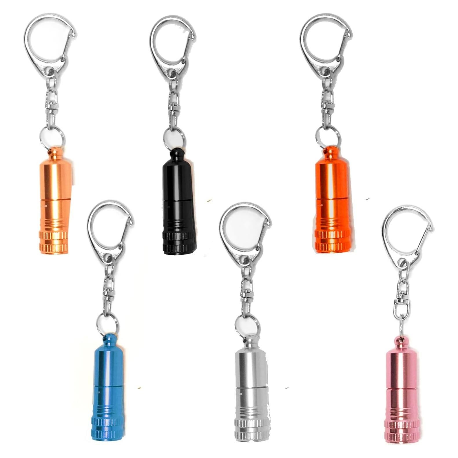 Linterna Miniatura de Llavero RZJ, 6 Colores, LED EDC