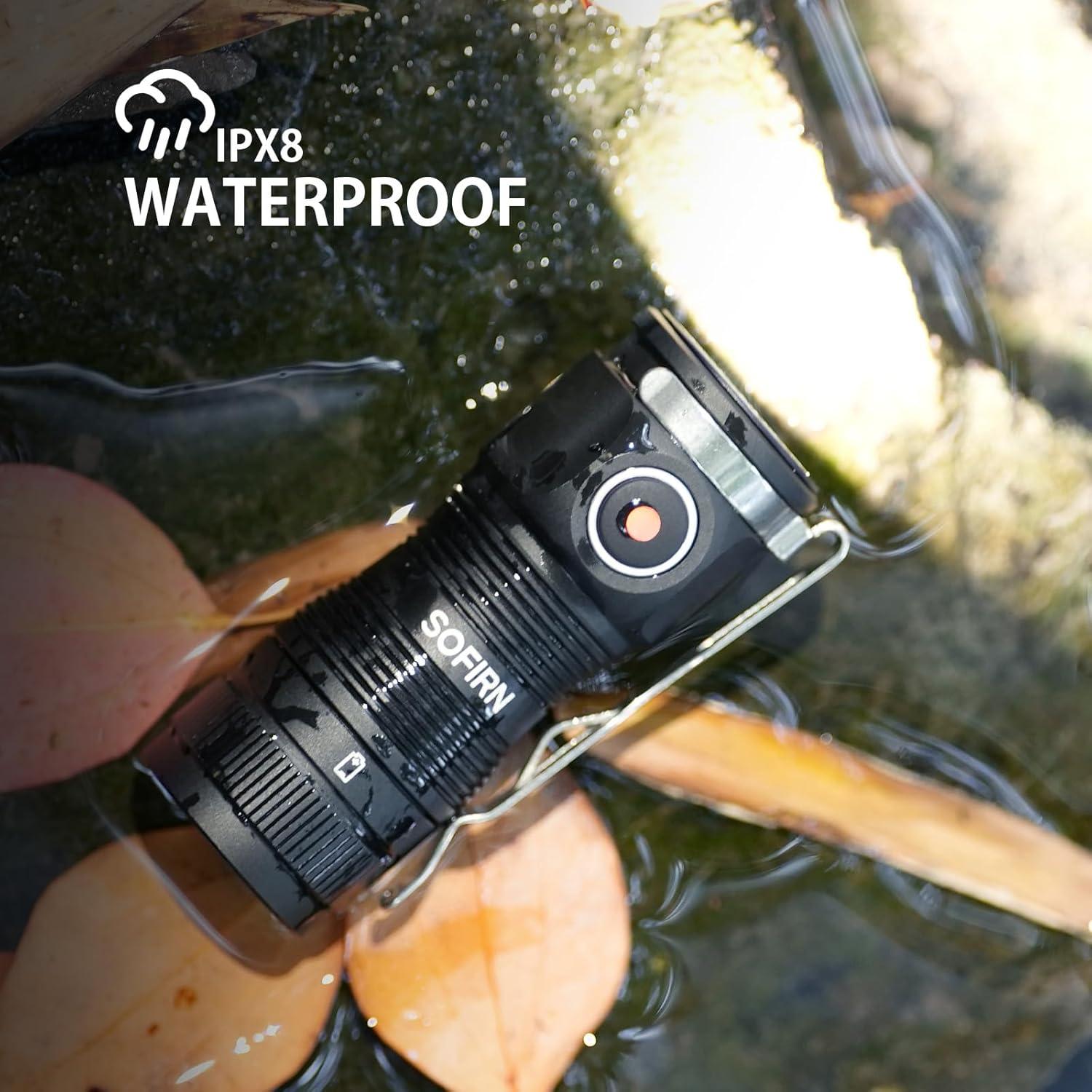 Linterna Mini Sofirn SC13A 1300 Lúmenes IP68 Recargable