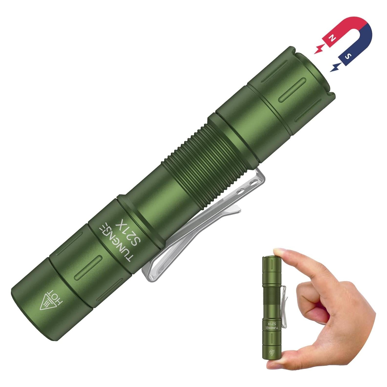 Linterna EDC TUNENGE S21X Recargable 880 Lúmenes Compacta