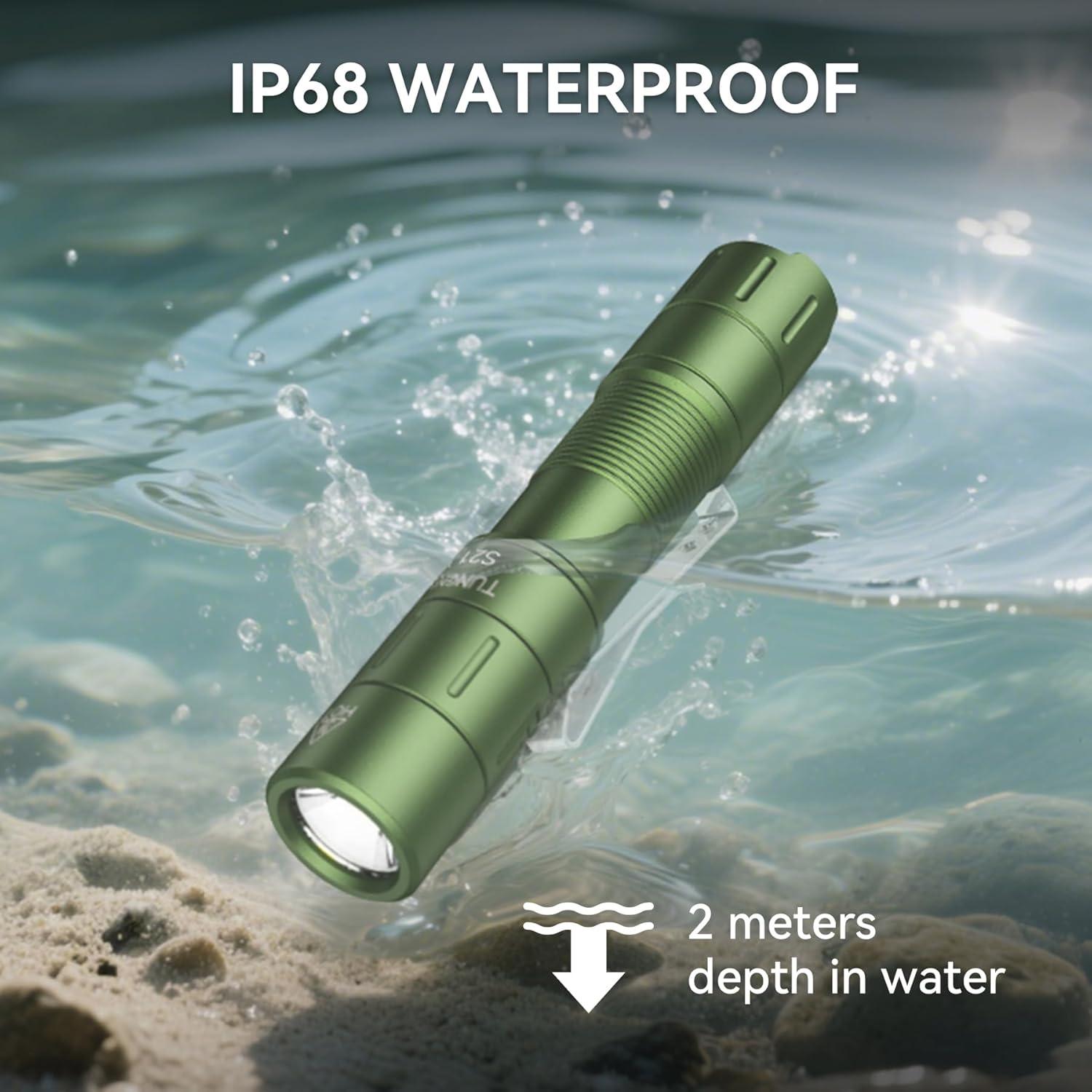 Linterna EDC TUNENGE S21X Recargable 880 Lúmenes Compacta