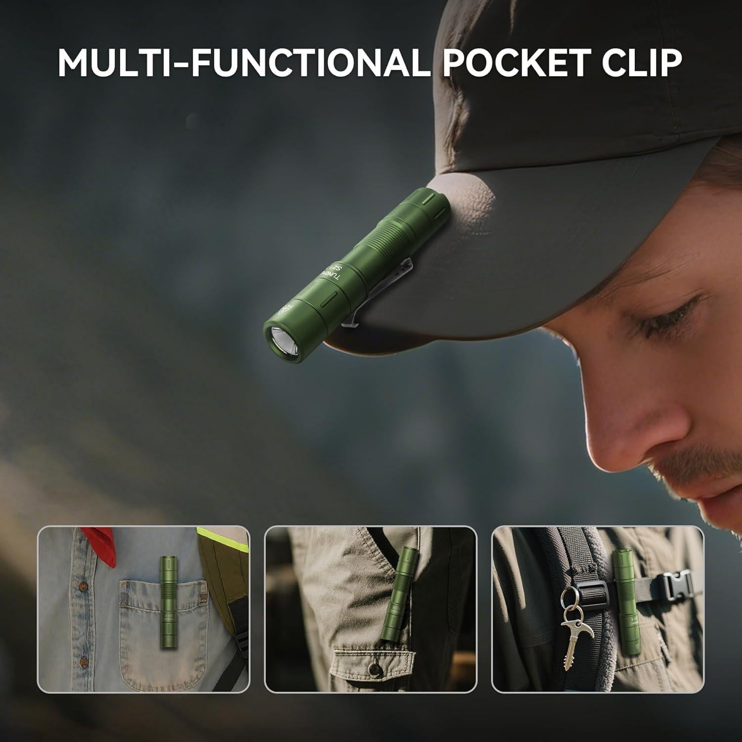 Linterna EDC TUNENGE S21X Recargable 880 Lúmenes Compacta