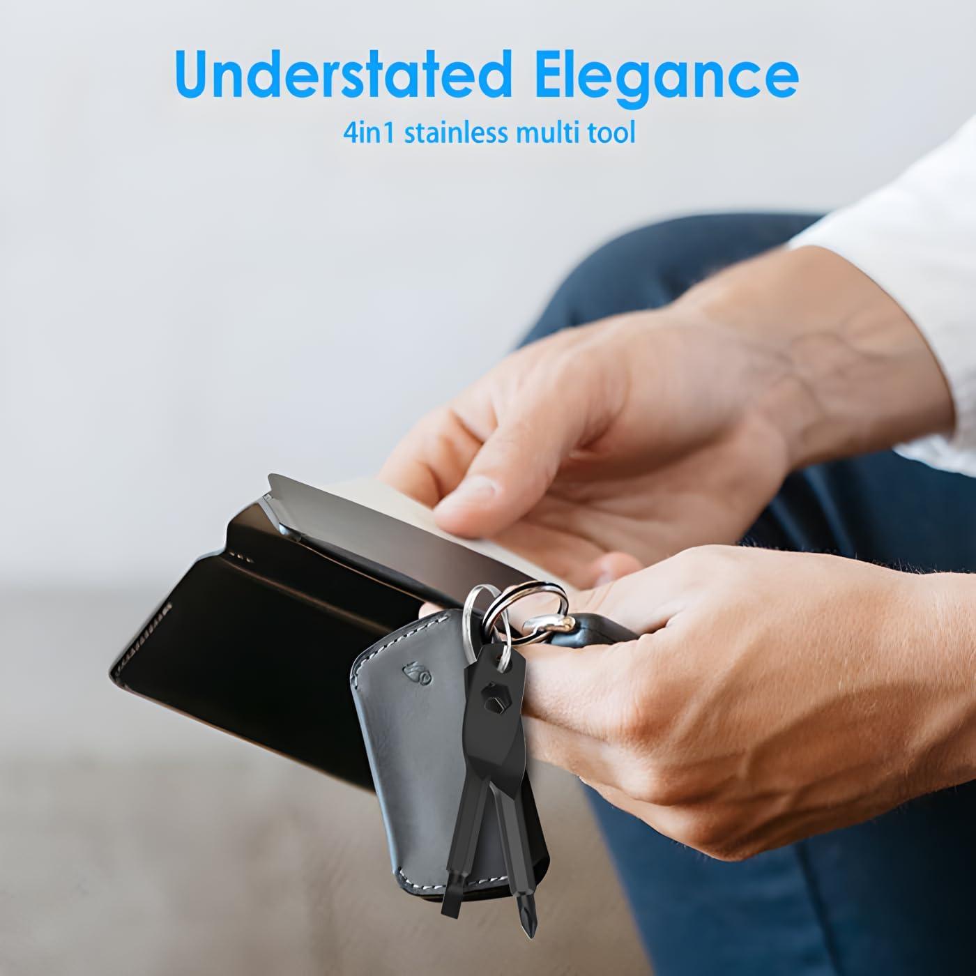 Destornillador Llavero 4 en 1 Luca Elf Aid - Negro