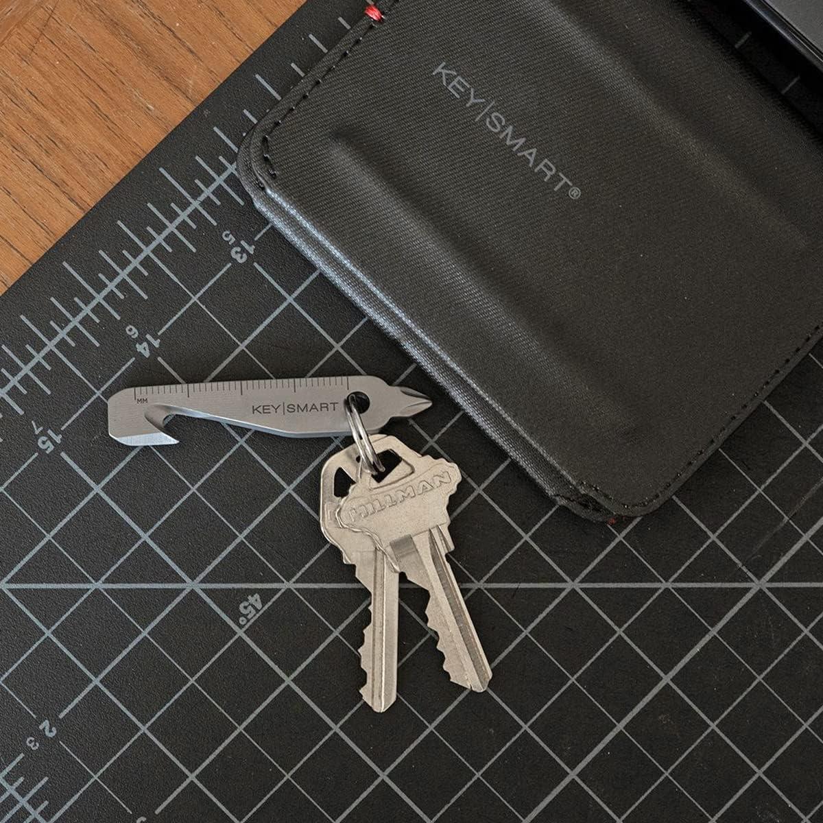 KeySmart MultiTool 5-en-1 Acero Inoxidable para Llaveros