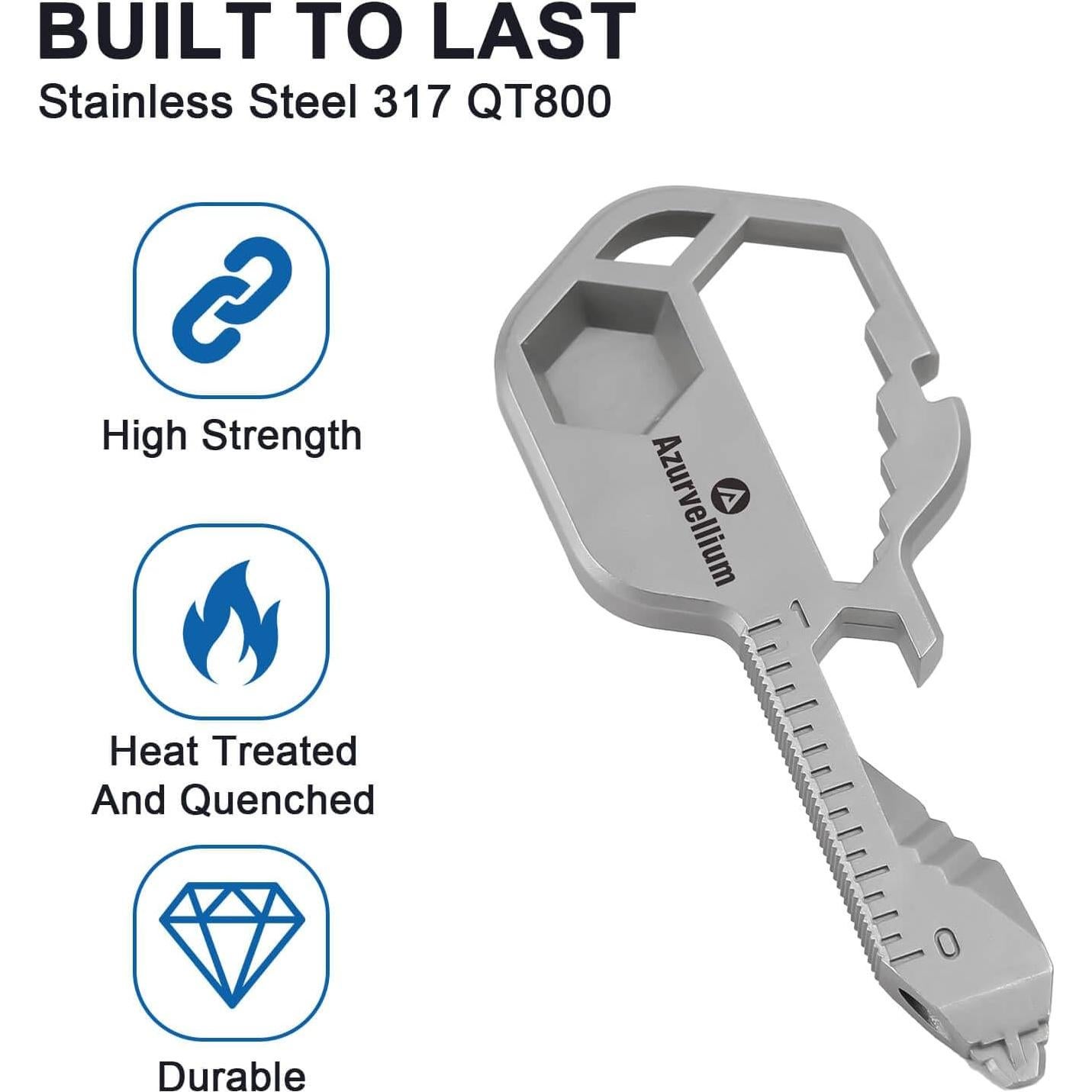 Llave Multiherramienta 16 en 1 Azurvellium Acero Inoxidable