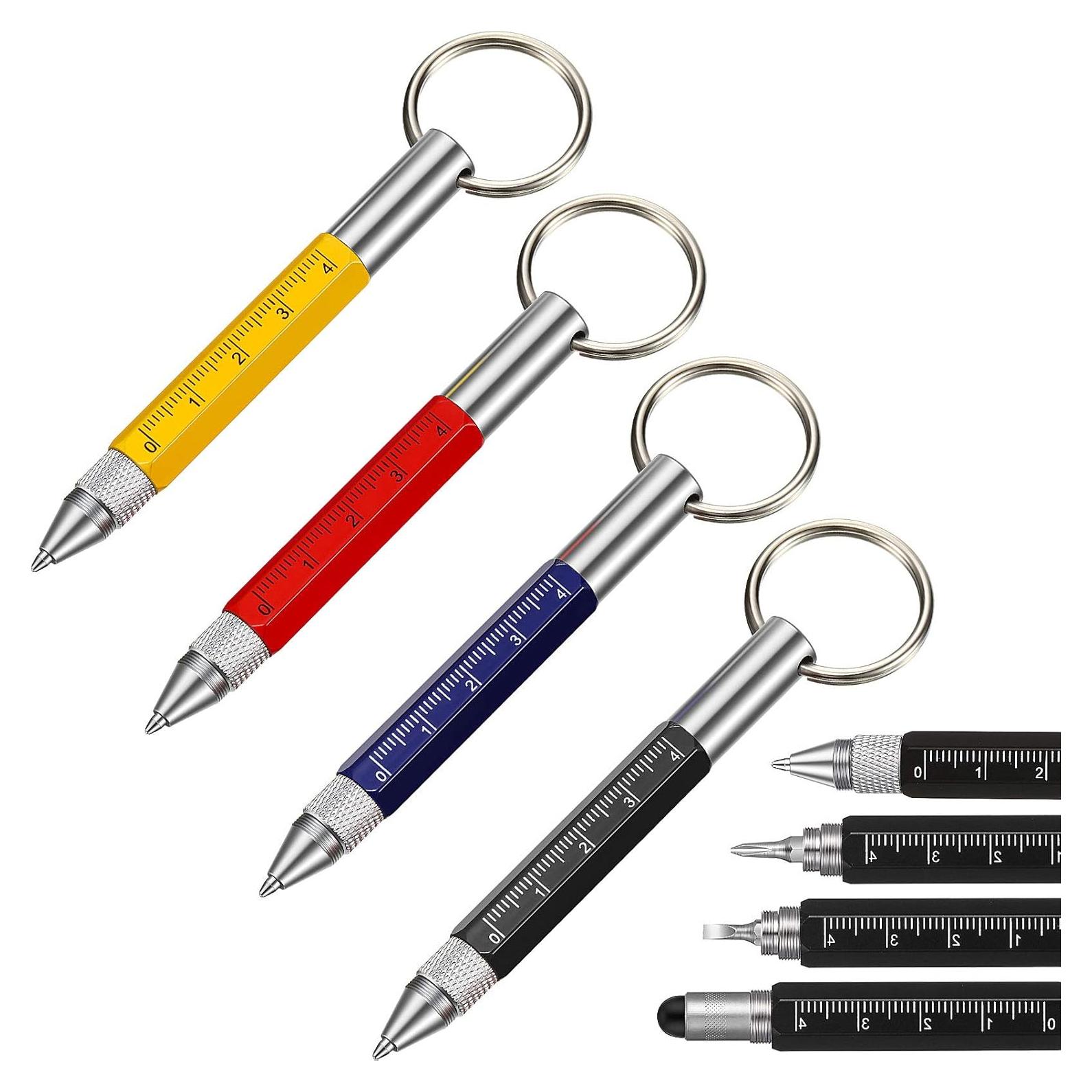 Bolígrafo Multiherramienta Zonon 4 Piezas 6 en 1 Metal