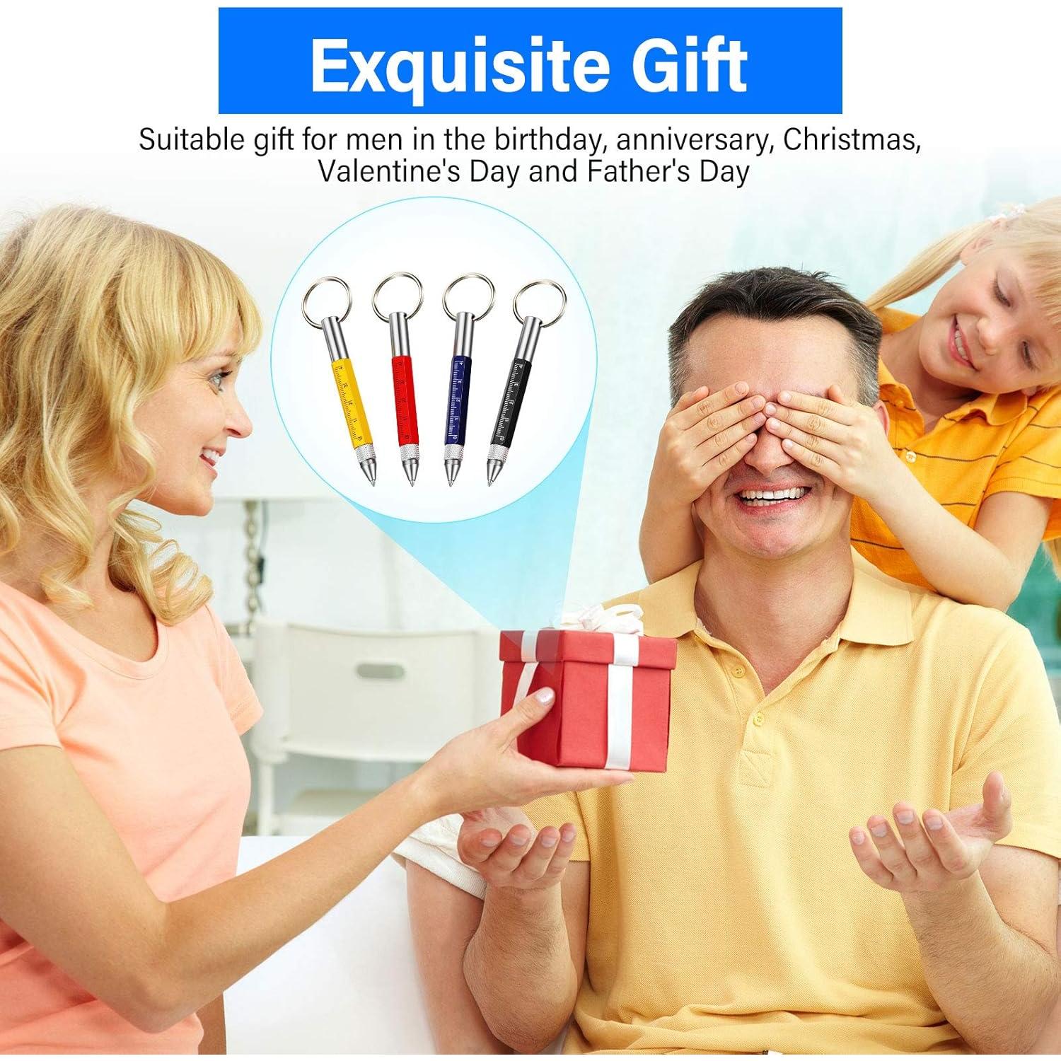 Bolígrafo Multiherramienta Zonon 4 Piezas 6 en 1 Metal