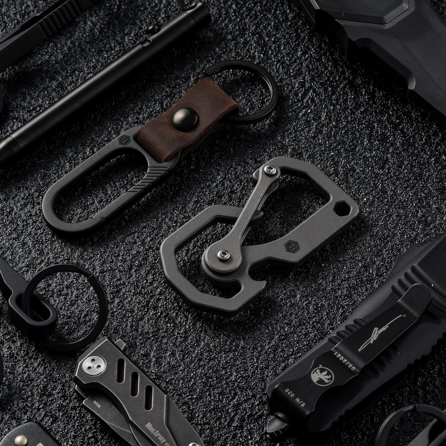 Multiherramienta de Llavero KeyUnity KU06 en Titanio 3 en 1