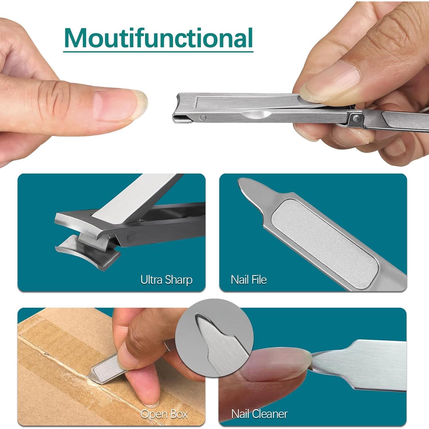 Mini Cortauñas Sg Nekoo Ultra Delgado Portátil para Viajar