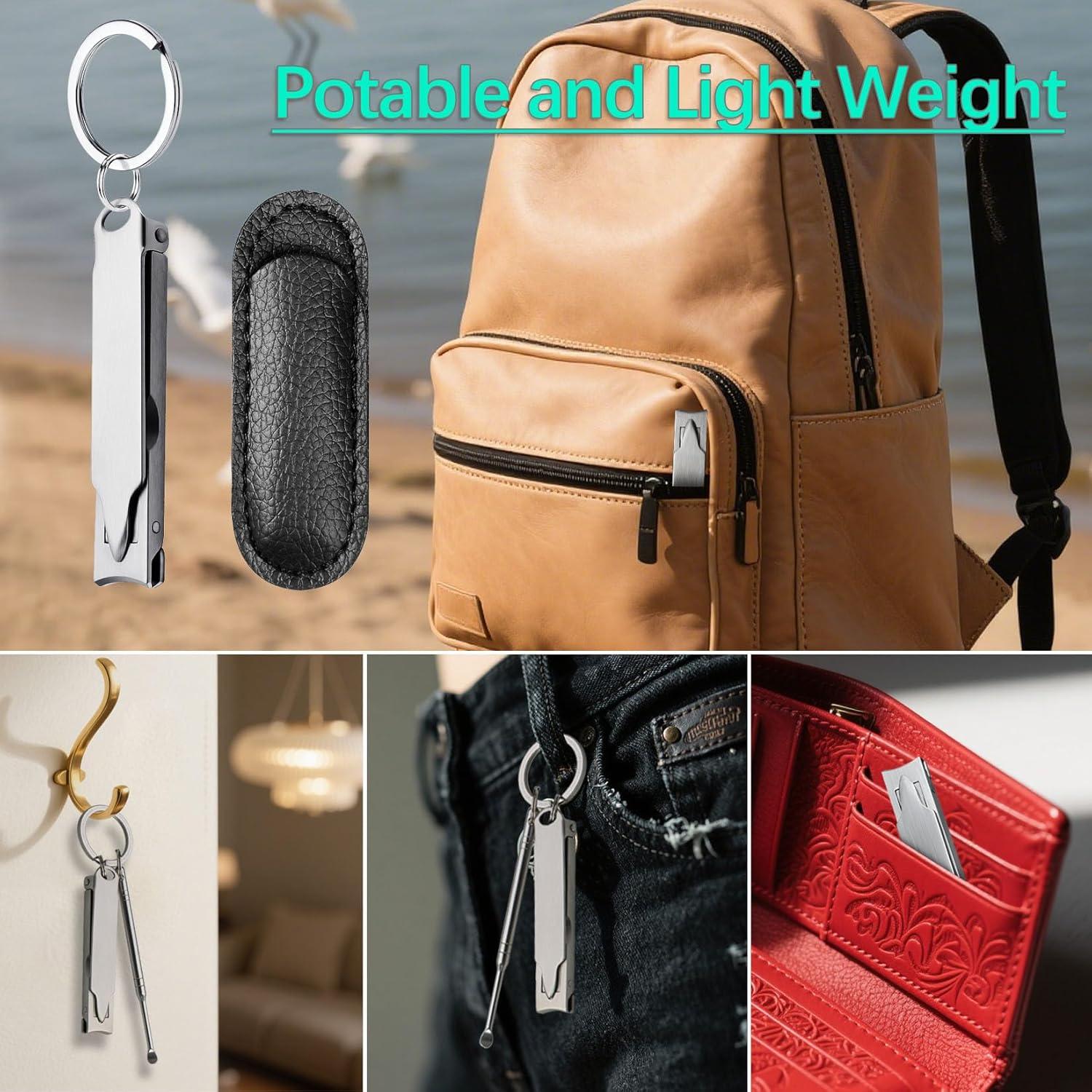 Mini Cortauñas Sg Nekoo Ultra Delgado Portátil para Viajar