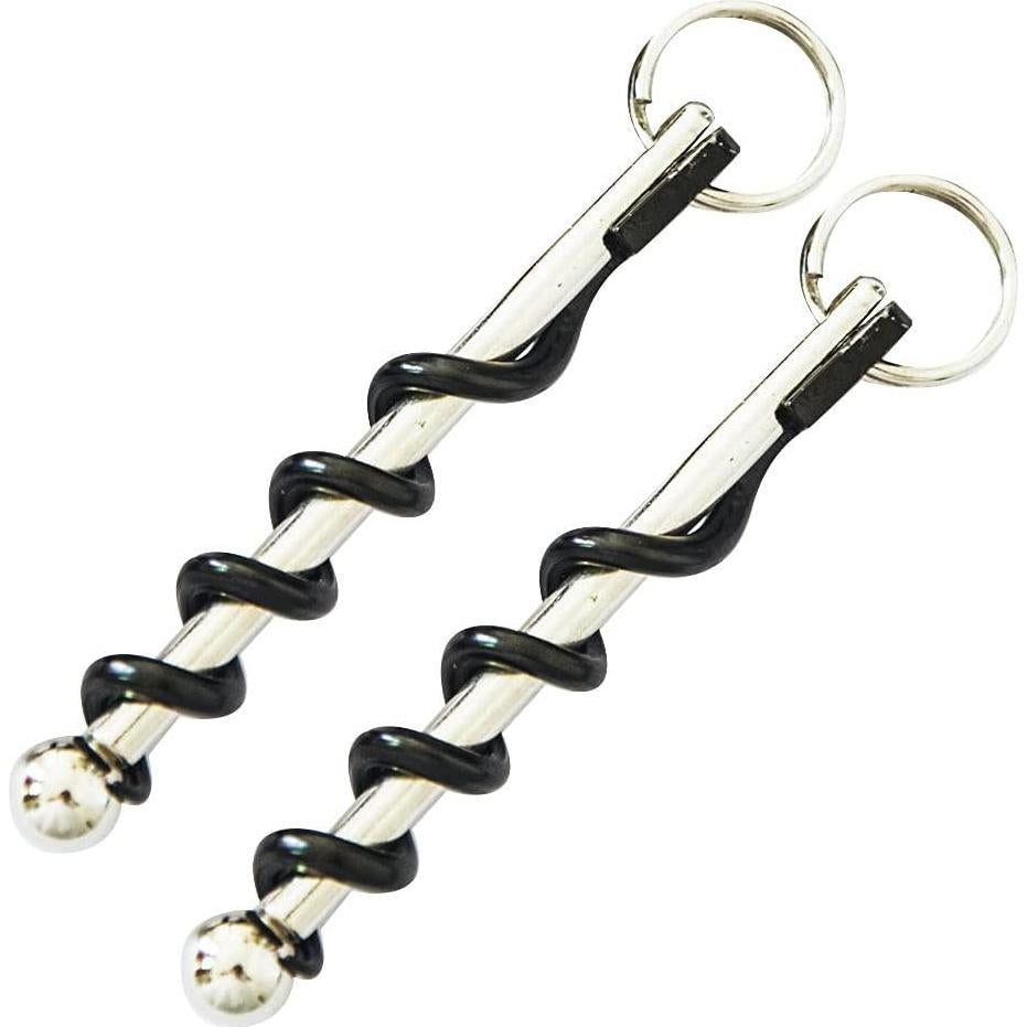 Juego de 2 Sacacorchos Portátiles Makupon de Acero Inoxidable