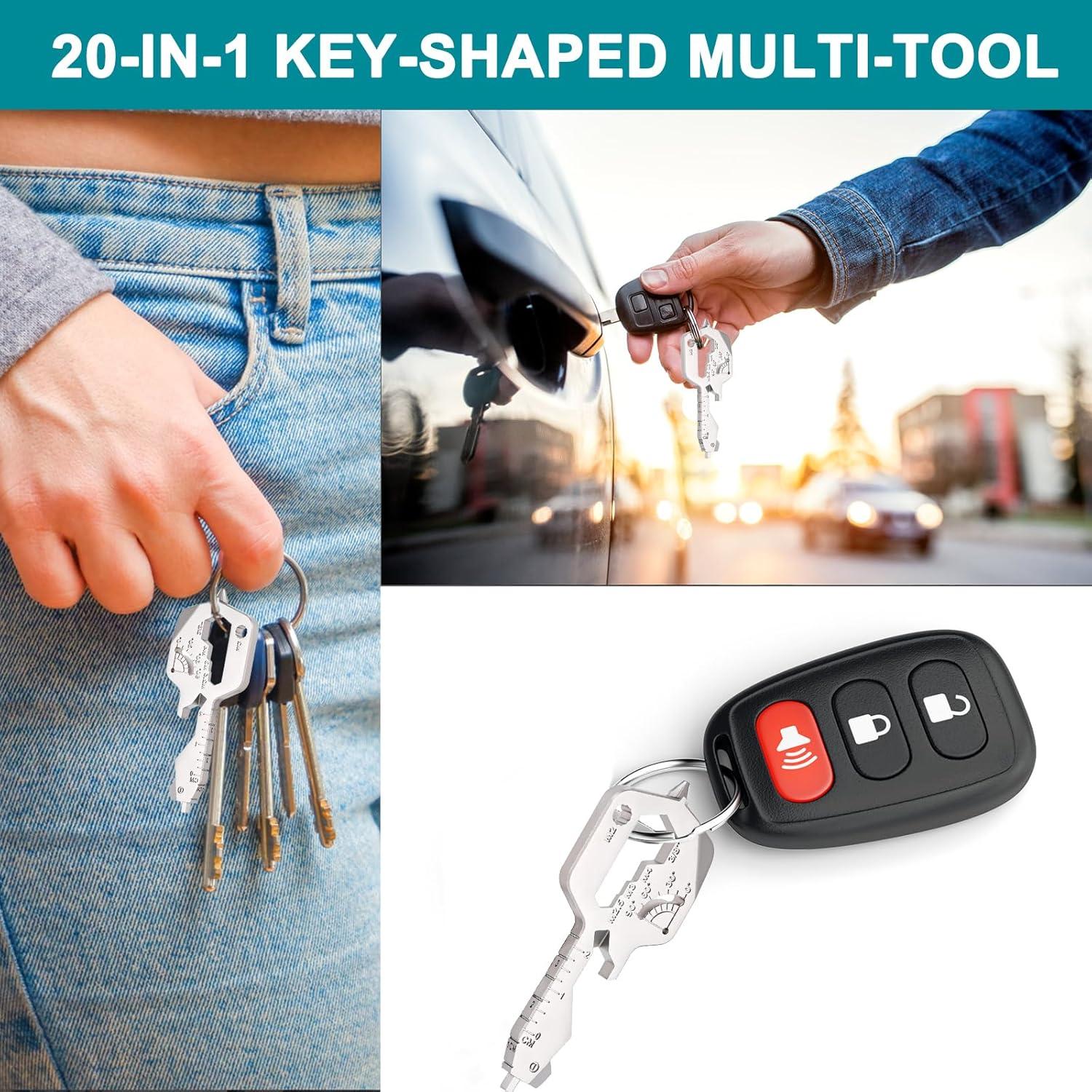 Multiherramienta Compacta 20 en 1 CDDFUNGO - Llave de Acero Inoxidable