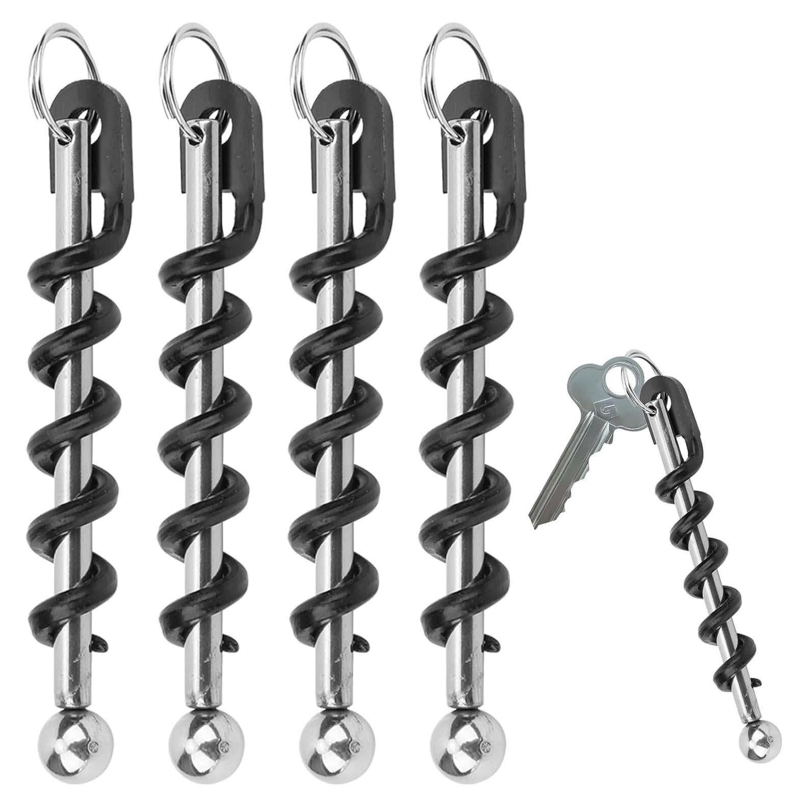 Sacacorchos Portátil Beufee de Acero Inoxidable Negro 11cm