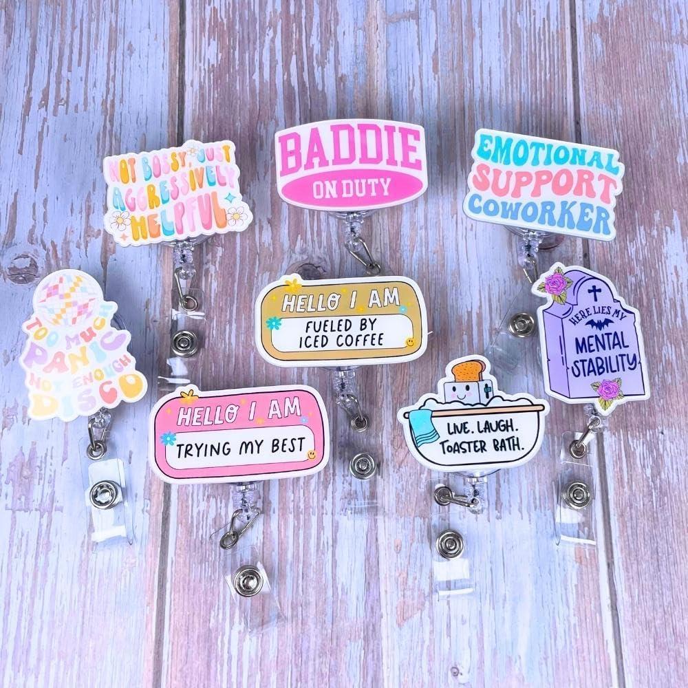 Paquete de 8 Carretes de Insignia Divertidos YJ PREMIUMS