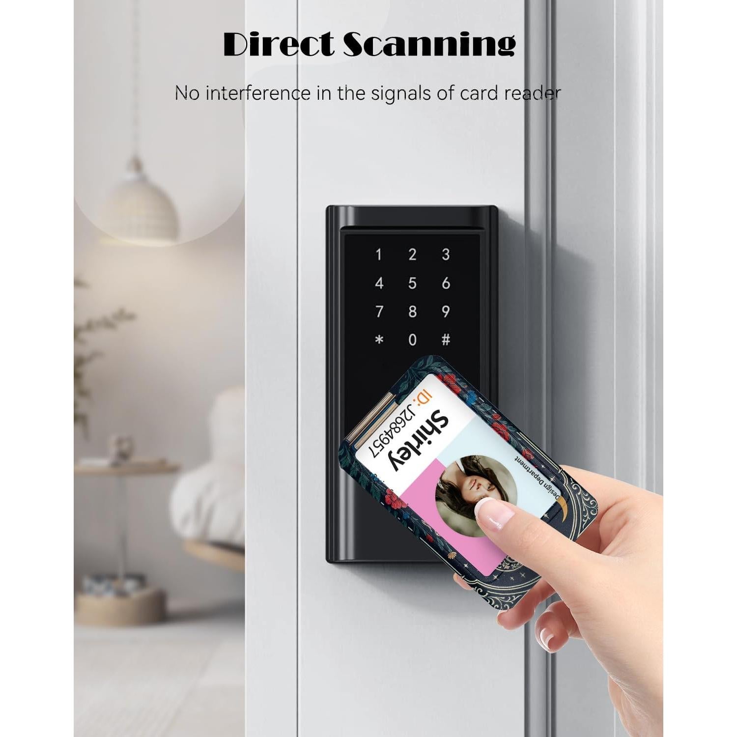 Soporte de Tarjeta Deslizante Uniclife Patrón Esqueleto 2 Insignias