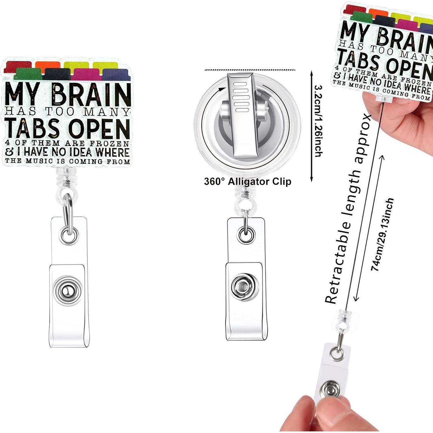 Portabotones Retráctil Bellrela con Clip de Cocodrilo 73.94cm