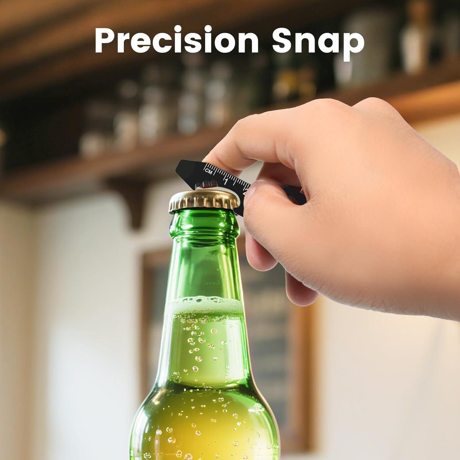 Mini Herramienta Multifuncional 6 en 1 Ayzylpth - Abrebotellas, Llave, Regla