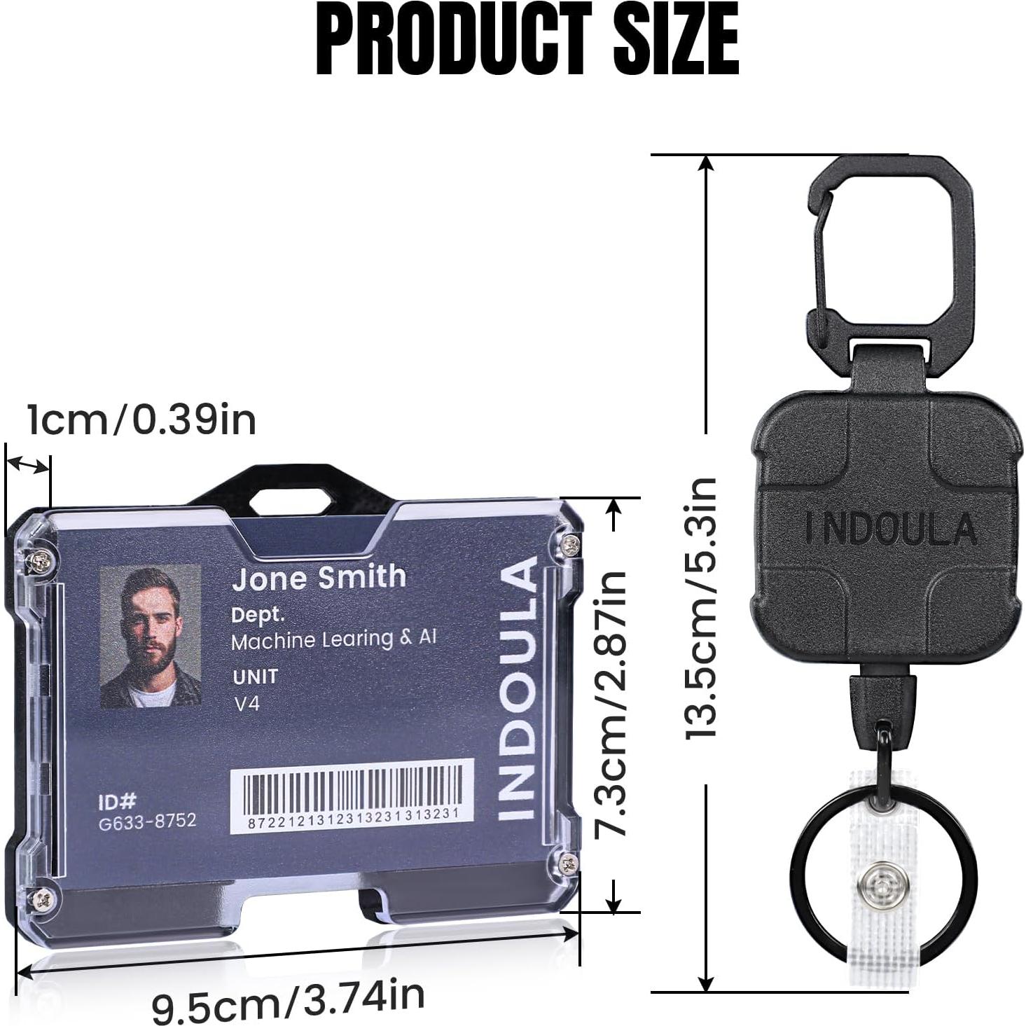 Soporte de Identificación Horizontal Retráctil Indoula 80 cm