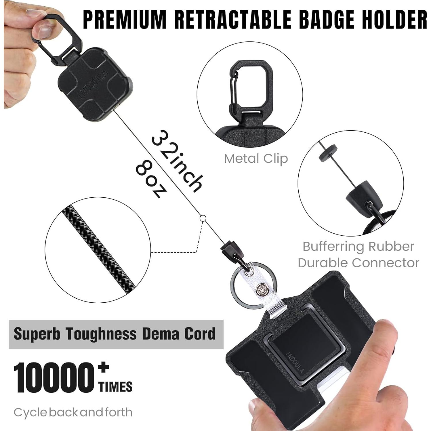 Soporte de Identificación Horizontal Retráctil Indoula 80 cm