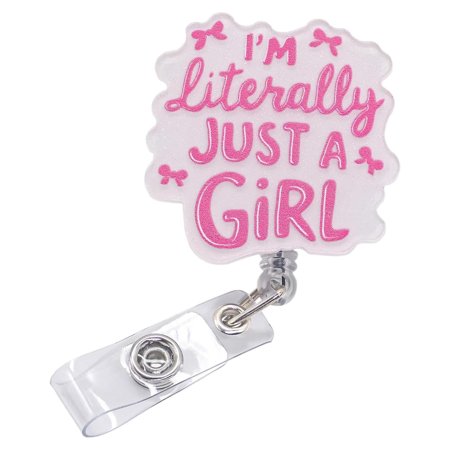 Carrete Retráctil Insignia VLAWISE Rosa 60 cm - Chica Poderosa