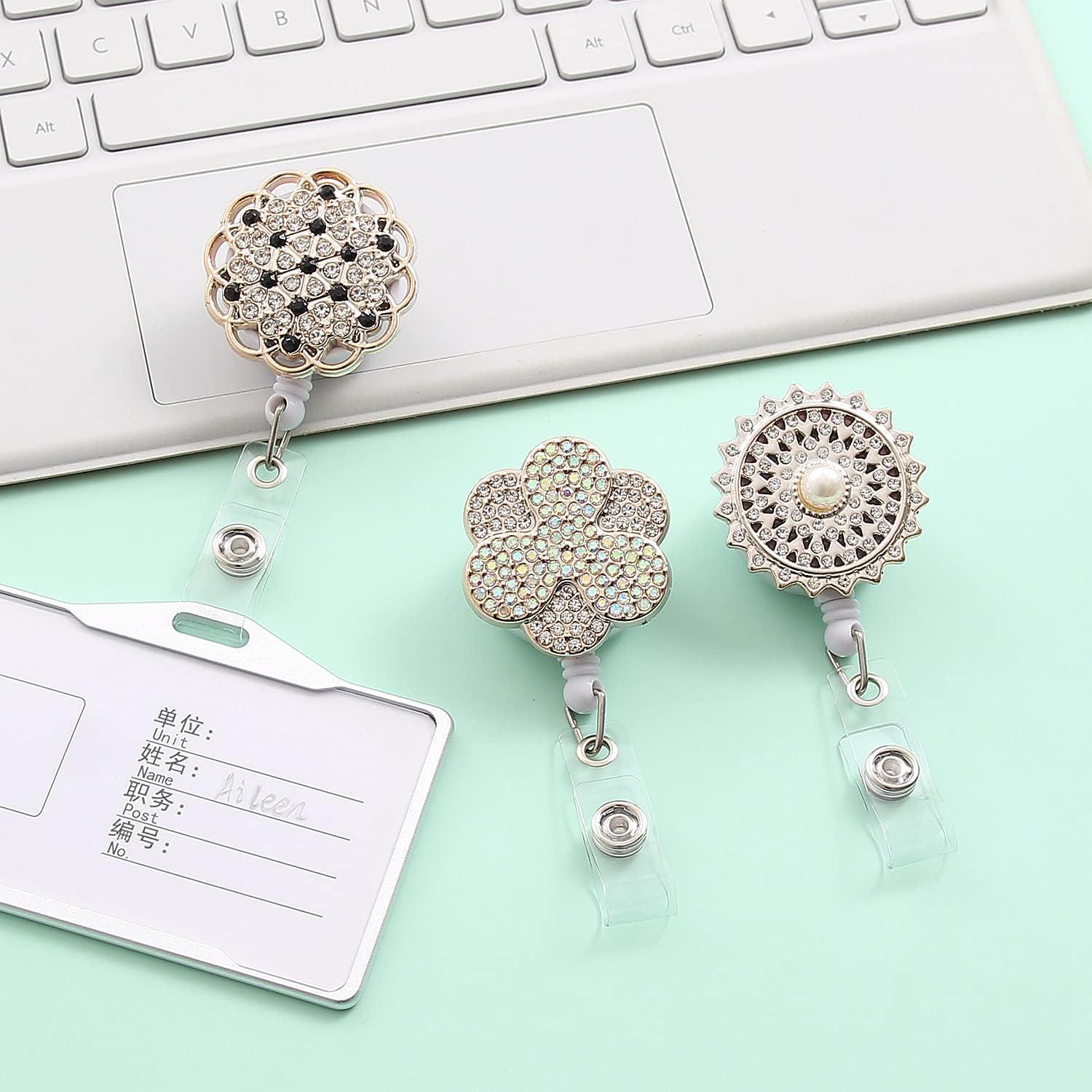 Porta Credenciales Retráctil Coeufuedy 3PCS Multicolor 61cm