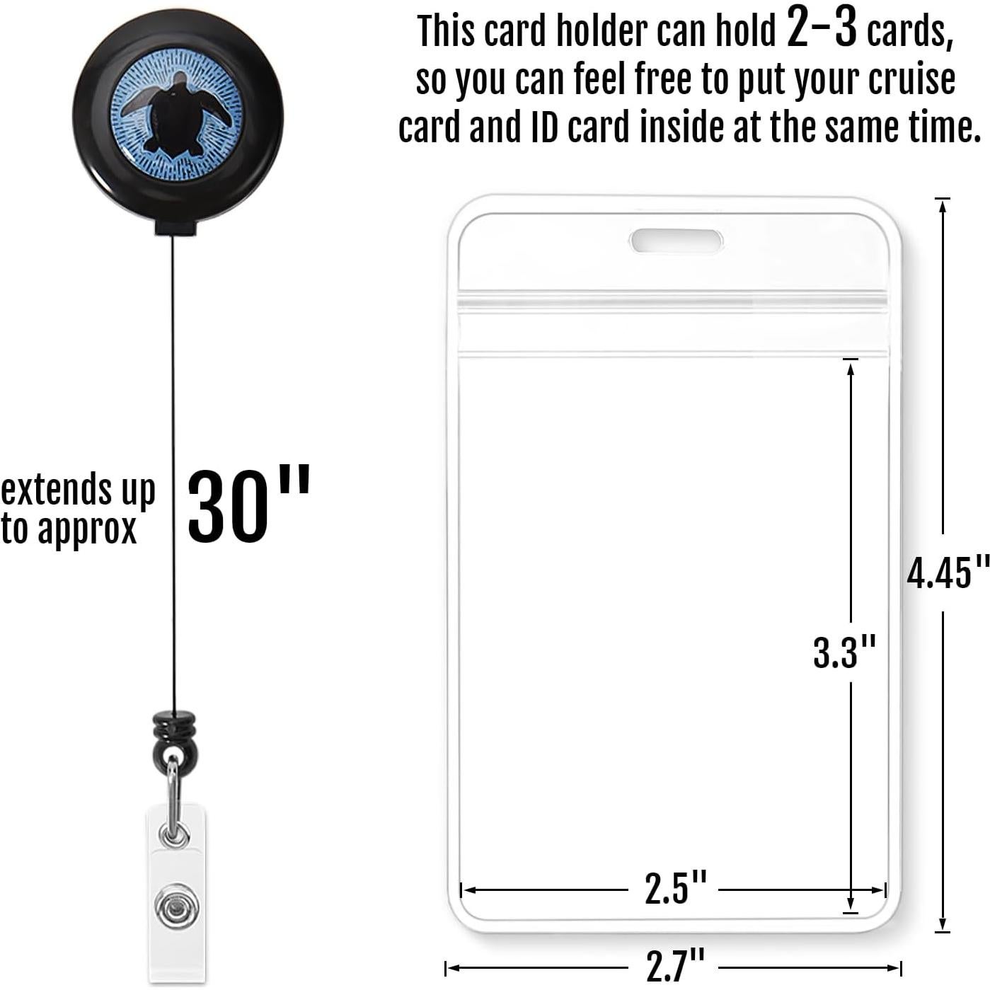 Lanyards Ajustables MNGARISTA con Carrete Retráctil 2pack