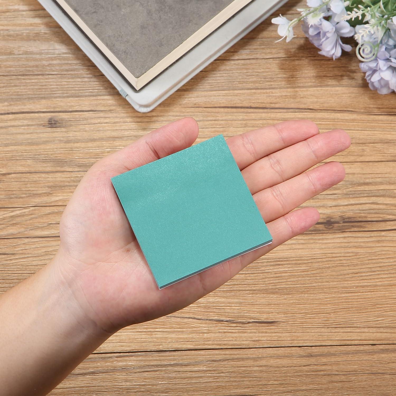 Notas Adhesivas Mr. Pen 3x3 cm, 12 Blocs, 600 Hojas Colores Terrosos