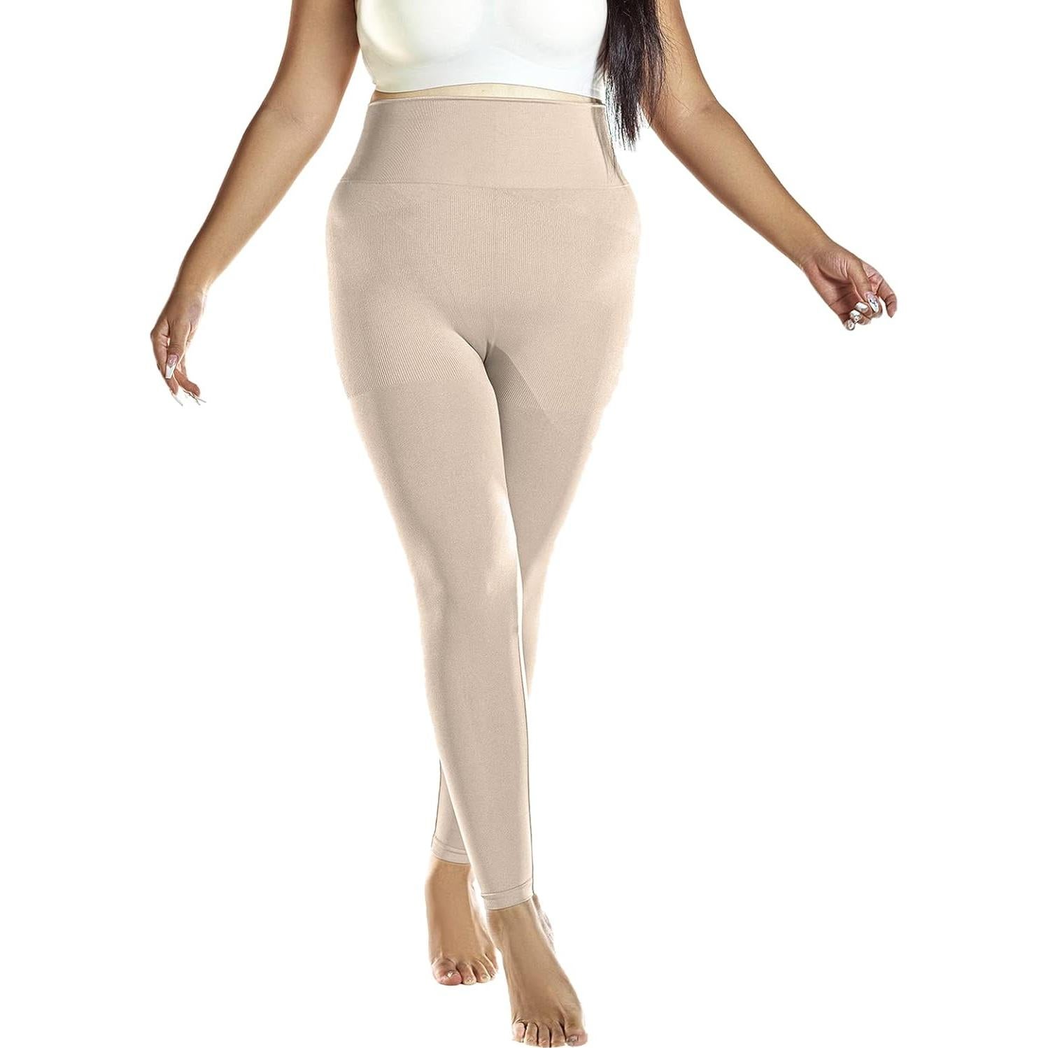 Mallas Sin Pie Alta Cintura Mujeres LIN PERFORMANCE Control Abdomen