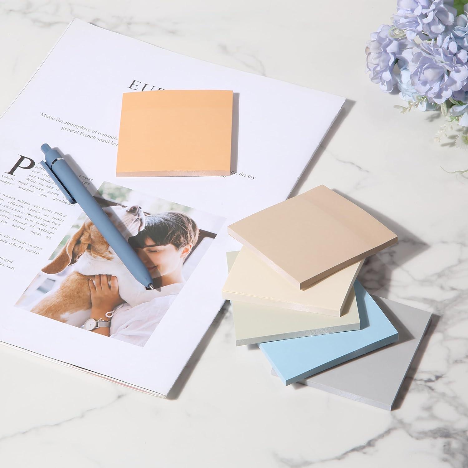 Notas Adhesivas Mr. Pen 3x3" Coloridas 12 Bloc 600 Hojas