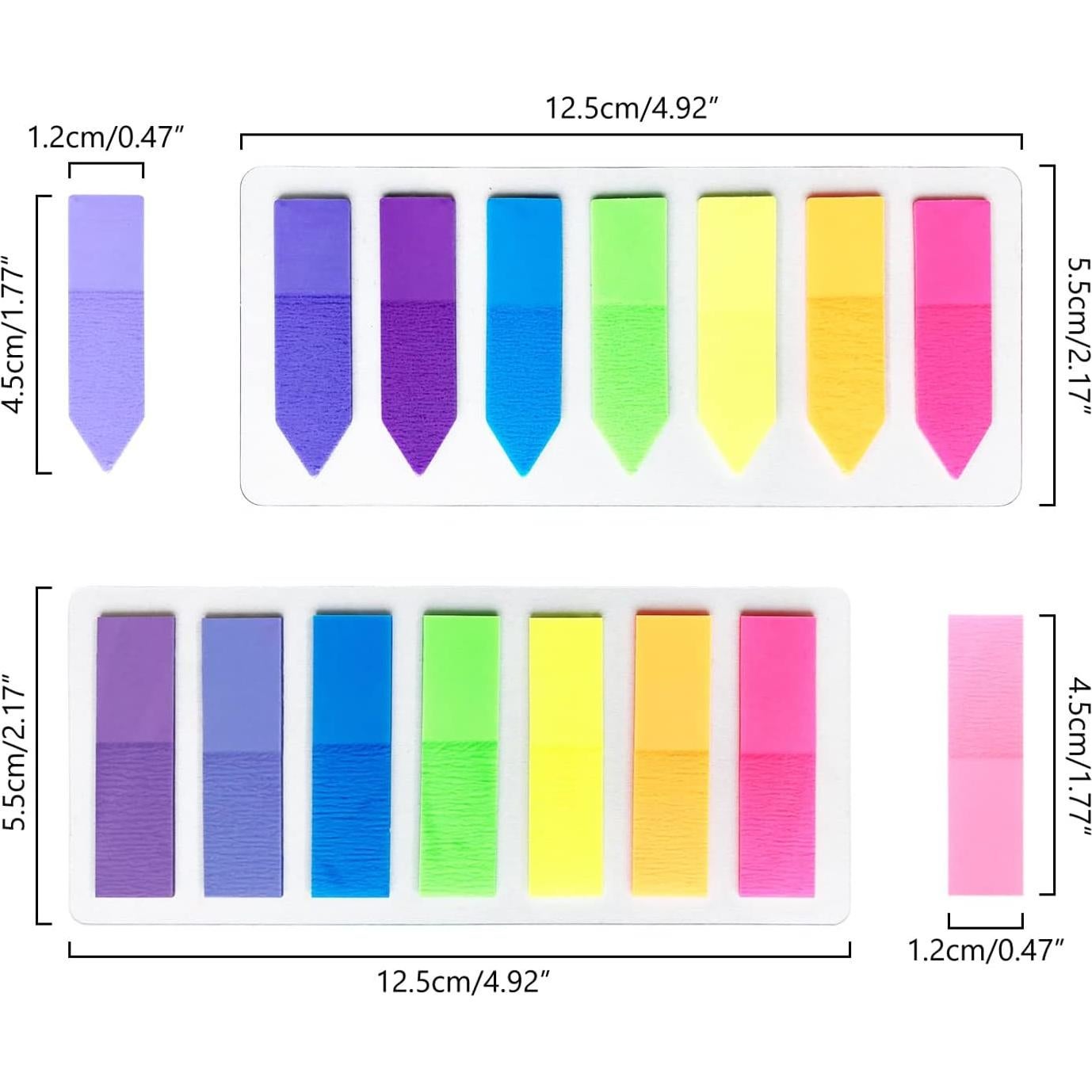 560 Pestañas Adhesivas de Anotación XLSFPY Neón