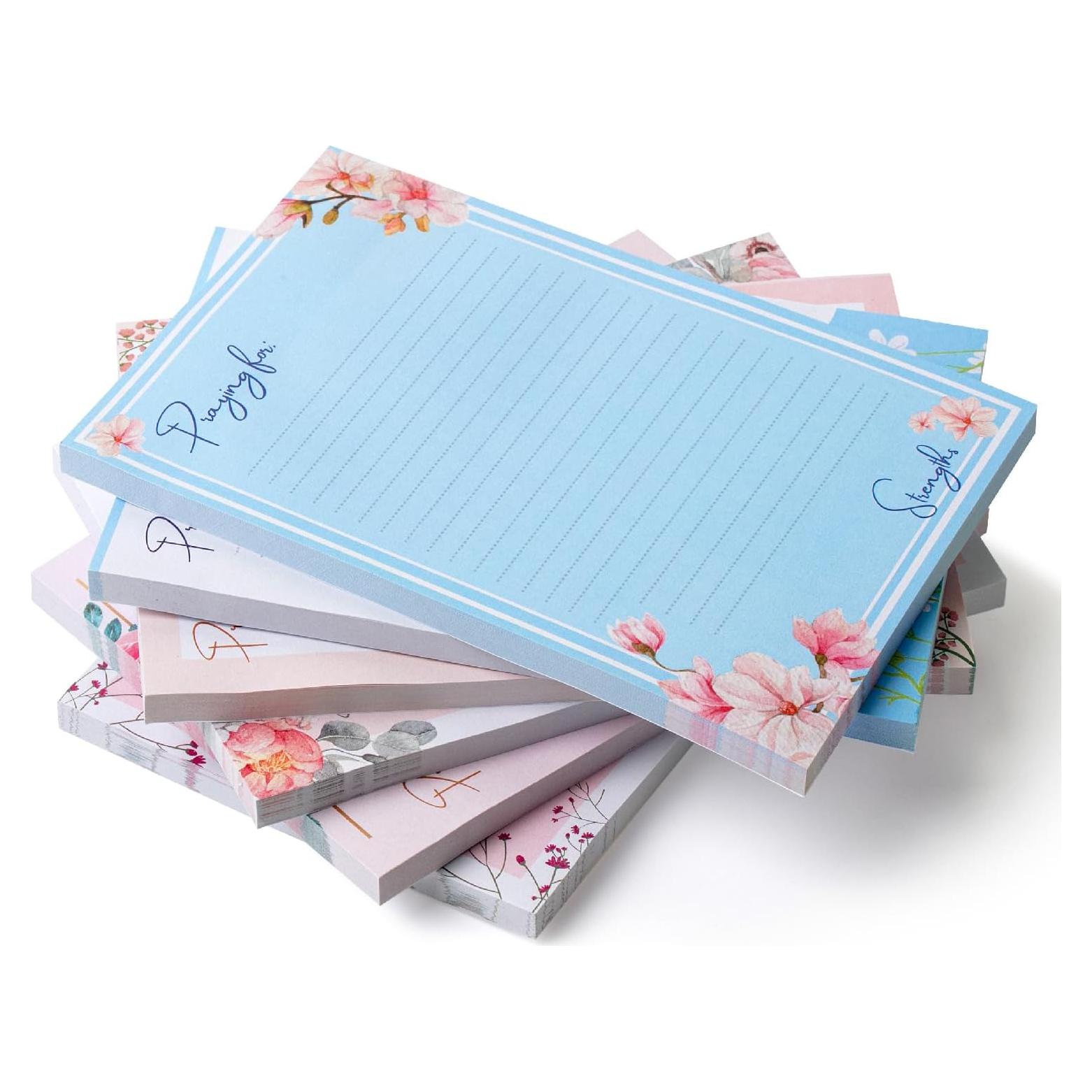 Notas Adhesivas Rayadas Mr. Pen 10x15 cm Floral - 6 Bloc