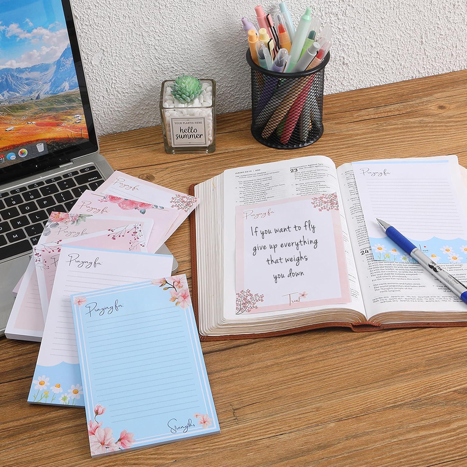 Notas Adhesivas Rayadas Mr. Pen 10x15 cm Floral - 6 Bloc