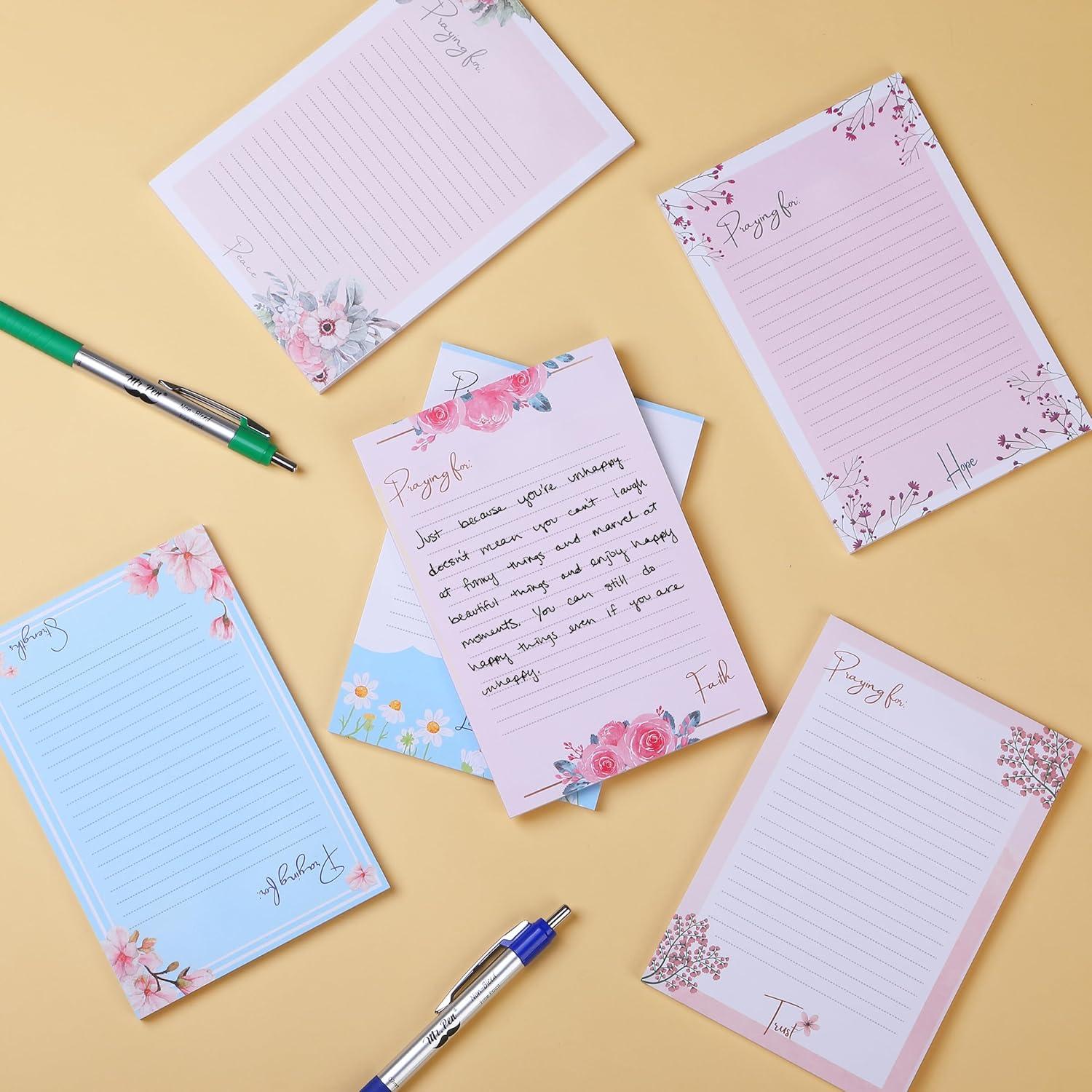 Notas Adhesivas Rayadas Mr. Pen 10x15 cm Floral - 6 Bloc